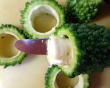 ゴーヤ・ピーマン・豆腐のお味噌汁作り方1写真