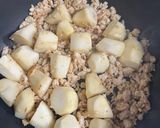 里芋と鶏そぼろの煮もの＊とろみ仕立て作り方3写真