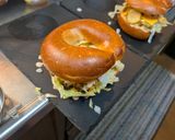 ベーグルでハンバーガービッグマック風作り方5写真