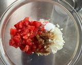 レンジで簡単♪トロッと旨辛 麻婆トマト丼作り方1写真