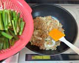 肉味噌消費レシピニラともやしのかた焼そば作り方4写真