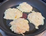 ウナギとモヤシのお好み焼き作り方3写真