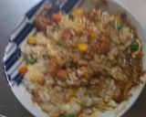 レンジ簡単中華風シーフードレモン味炒飯弁当作り方10写真