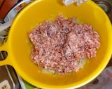 デミきのこ煮込みチーズｉｎハンバーグ作り方2写真