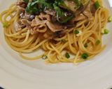茄子と豚バラ肉の和風スパゲティ作り方8写真