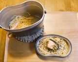 飯盒(はんごう)　たらこスパゲッティ作り方3写真