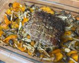 豚肩ロースとカボチャのオーブン焼き作り方9写真