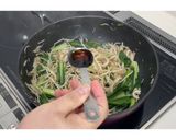 ミミガーと小松菜のめんつゆ炒め★動画あり作り方16写真