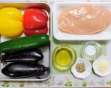 夏の夕飯簡単ズッキーニ夏野菜鶏胸肉グリル作り方1写真