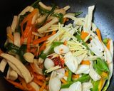 酢豚風のエリンギと野菜炒め⭐️作り方5写真