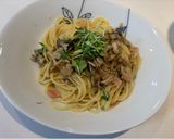 ３種のキノコとハムの和風パスタ作り方5写真