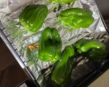 丸ごと焼きピーマンの かつお醤油和え作り方2写真