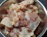 中島菜と鶏もも肉のいしるバター炒め作り方4写真