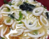 私のズボラ小田巻蒸し(うどん入り茶碗蒸し)レンジ作り方5写真