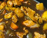 豚肉＆ベーシック具材の玉子のせカレー作り方3写真
