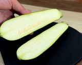 食べれる器☆ズッキーニボート作り方1写真