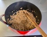 高野豆腐でそぼろ丼作り方2写真
