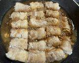 豚肉巻の玉ねぎ炒め盛り作り方3写真