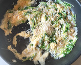 豆苗としらすの卵炒め作り方5写真