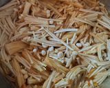 自家製トマトなめ茸のパスタ作り方3写真