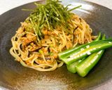 混ぜるだけで簡単♪塩昆布納豆パスタ作り方5写真