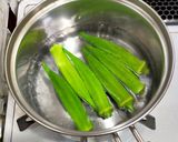 豆腐とオクラのネバネバもずく酢(＋納豆)作り方2写真