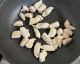 なすとささみ炒め物⭐︎めんつゆ&焼肉タレ作り方4写真