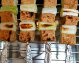 簡単おつまみ！厚揚げと長ネギの焼き鳥風作り方6写真