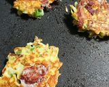 山芋なしの米粉お好み焼き作り方6写真