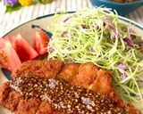 簡単夕食・肉料理・お弁当★豚ロース肉のとんかつ作り方6写真