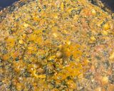 ほうれん草しめじひよこ豆のスパイスカレー作り方7写真