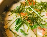 鍋の〆雑炊●味噌玉子雑炊作り方3写真