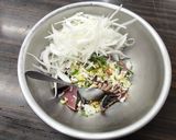 鰹と新玉ねぎのカルパッチョ　超簡単！作り方4写真