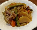 ◆簡単♡長芋の肉じゃが風甘辛煮◆作り方3写真