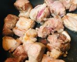 豚肉の塩レモンサイコロ焼き作り方1写真