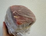 発見！コストコの骨なし原木生ハムの切り方作り方5写真