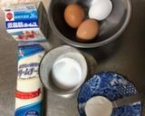 バスク風チーズケーキ　まぜまぜ１０分作り方1写真