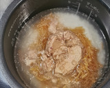 簡単　ツナ缶となめ茸だけ　炊き込みご飯作り方3写真