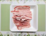 節約簡単夕飯主菜豚バラ薩摩芋味噌肉巻き弁当肉料理作り方5写真