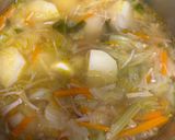 簡単な基本の野菜スープ　ポトフ風作り方4写真