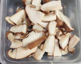 しいたけと卵のオイスターソース炒め作り方1写真