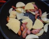 クリーミーポテトソースのタリアテッレ作り方3写真