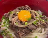 ぶっかけ肉うどん🍜😋甘辛牛肉が旨い🍖作り方6写真