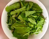 簡単!えのきと水菜のレンジ蒸し作り方2写真