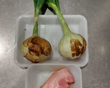 新玉ねぎのスープ作り方1写真