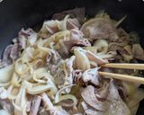 簡単★めんつゆで「豚丼」作り方3写真