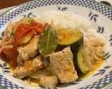 酸味が爽やか！夏野菜と豚肉のレモン煮作り方11写真