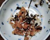 梅じゃこ塩昆布わかめご飯作り方4写真