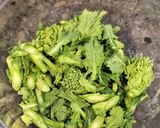 野菜が主役◎菜の花とトマトのオイルパスタ作り方1写真