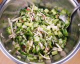 甘酸っぱ~い夏の🎐ネバネバ夏野菜サラダ🥗作り方4写真